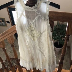 Free people white lace dress
